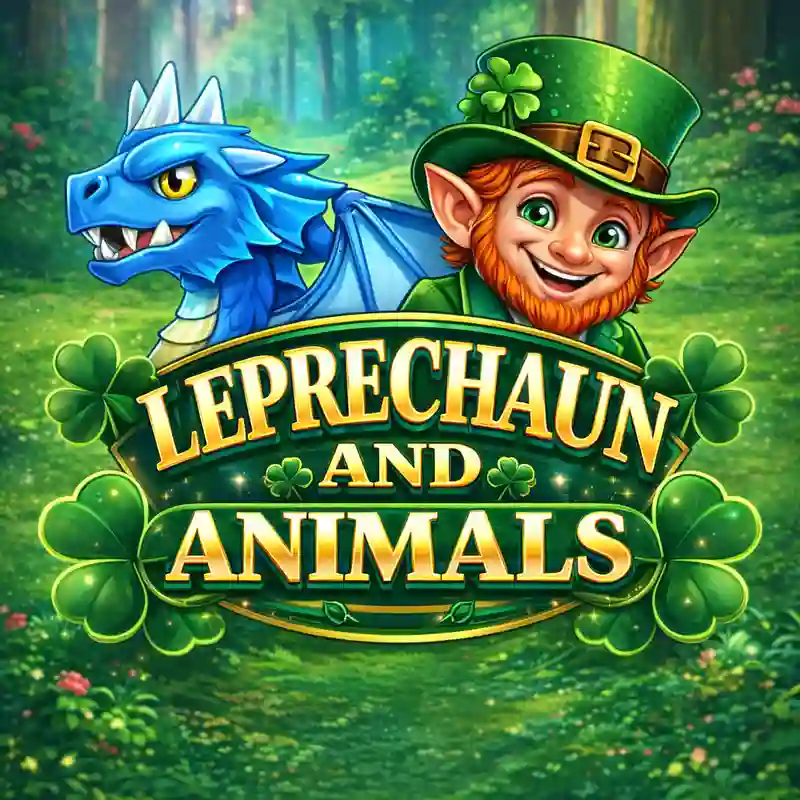 Leprechaun and Animals Game Card